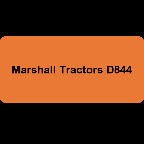 Marshall Tractors D844